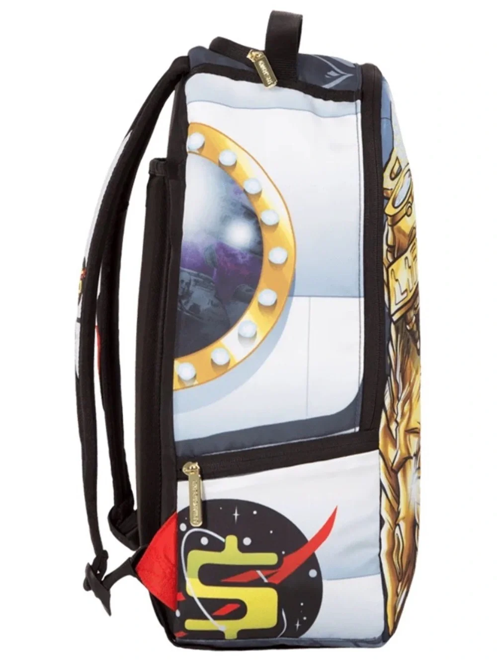 Sprayground Yellow, Gold, & Black Astronaut 🧑‍🚀  Backpack